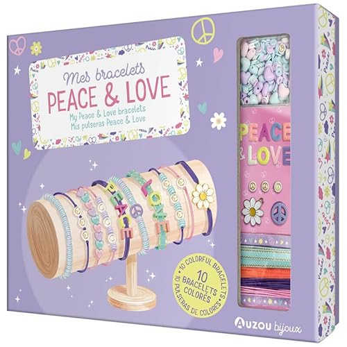 Mes bracelets Peace & Love von AUZOU