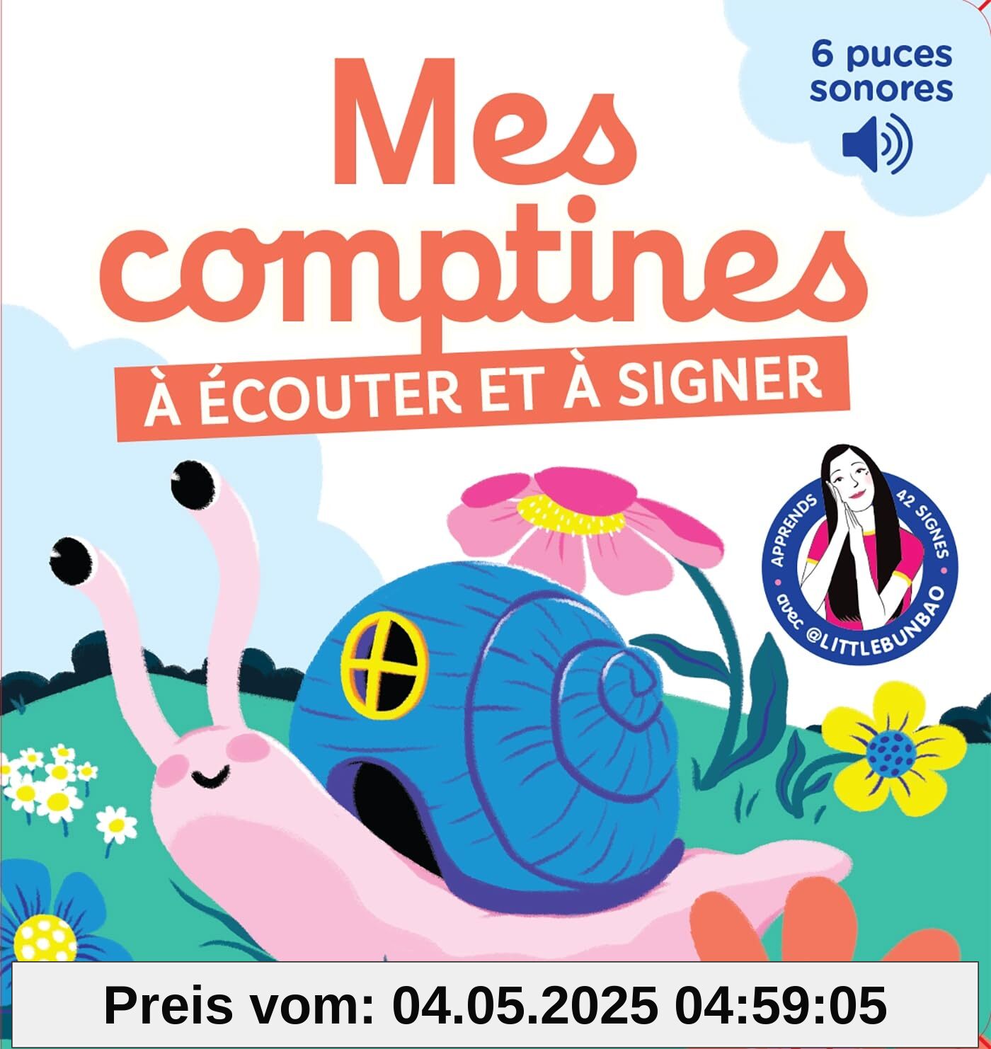 Mes comptines à écouter et à signer: 6 puces sonores