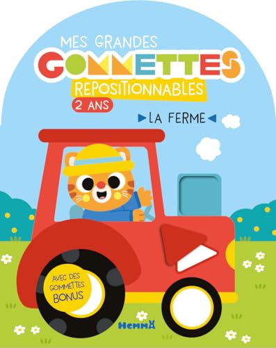 Mes grandes gommettes repositionnables - 2 ans - La ferme von HEMMA