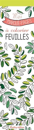 Mes marque-pages à colorier : Feuilles von RUSTICA
