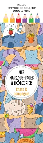 Mes marque-pages à colorier - Chats et compagnie von MARABOUT