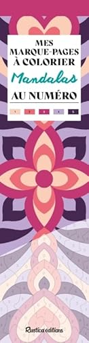 Mes marque-pages à colorier au numéro - Mandalas von RUSTICA