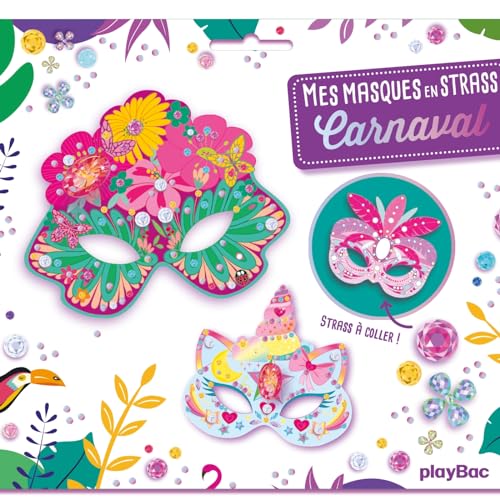 Mes masques en strass - Carnaval: Strass à coler von PLAY BAC