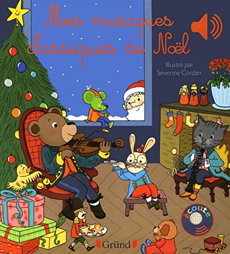 Mes musiques classiques de Noël - Livre sonore avec 6 puces - Dès 1 an