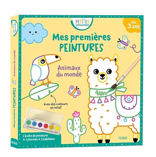 Mes premières peintures Animaux du monde von FLEURUS