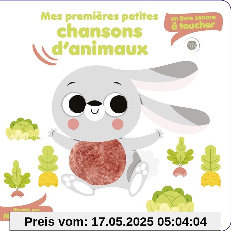Mes premières petites chansons d'animaux - Un livre sonore à toucher