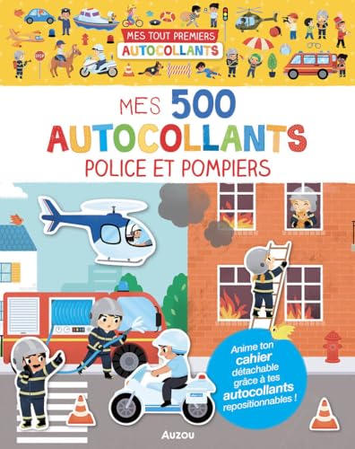 Mes tout premiers autocollants - Mes 500 autocollants police et pompiers von AUZOU