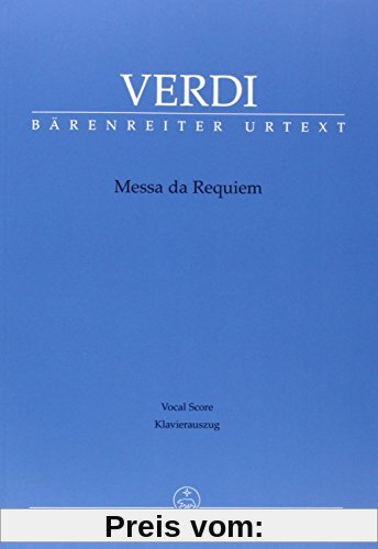 Messa da Requiem. Klavierauszug