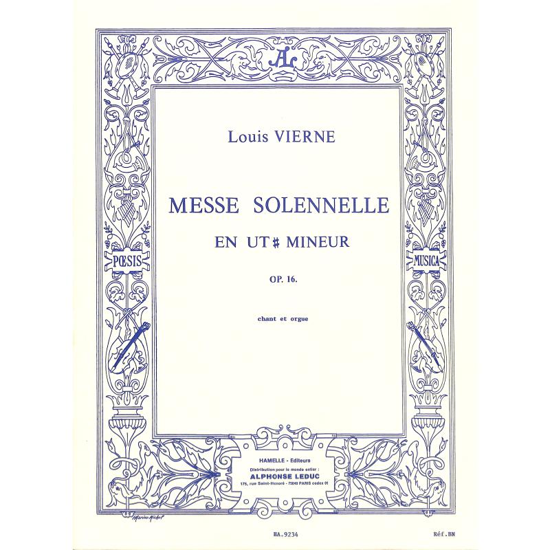 Messe solennelle cis-moll op 16