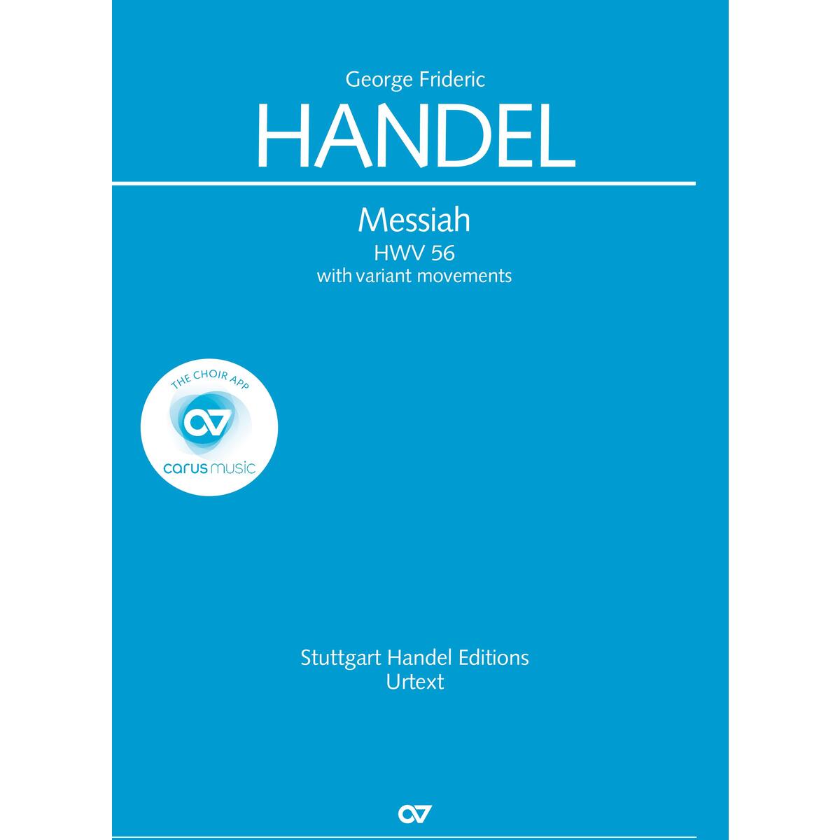 Messiah (Klavierauszug deutsch) von Carus-Verlag Stuttgart