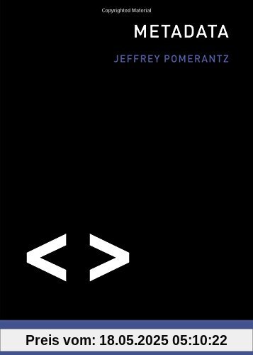 Metadata (MIT Press Essential Knowledge)