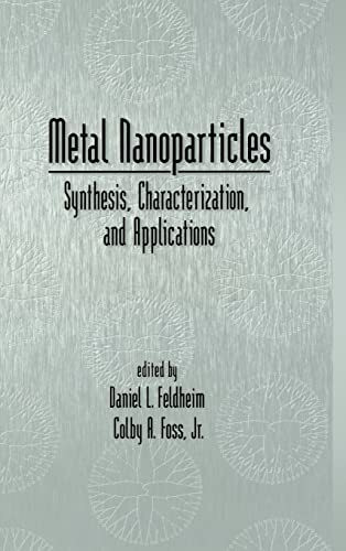 Metal Nanoparticles: Synthesis, Characterization, and Applications Metal Nanoparticles: Synthesis, Characterization, and Applications