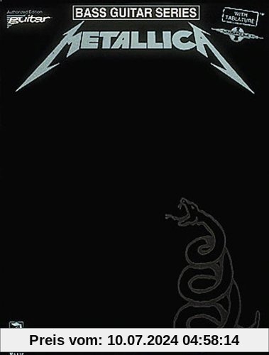 Metallica: (Black) for Bass: Bass Guitar and Vocal (Play it Like it is)