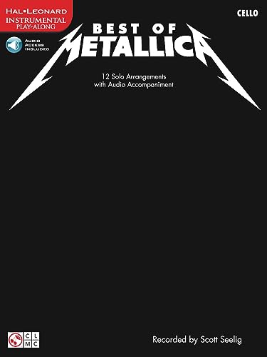 Metallica: Best Of (For Violoncello): Noten, CD für Cello (Play Along (Cherry Lane Music)): Instrumental Play-Along