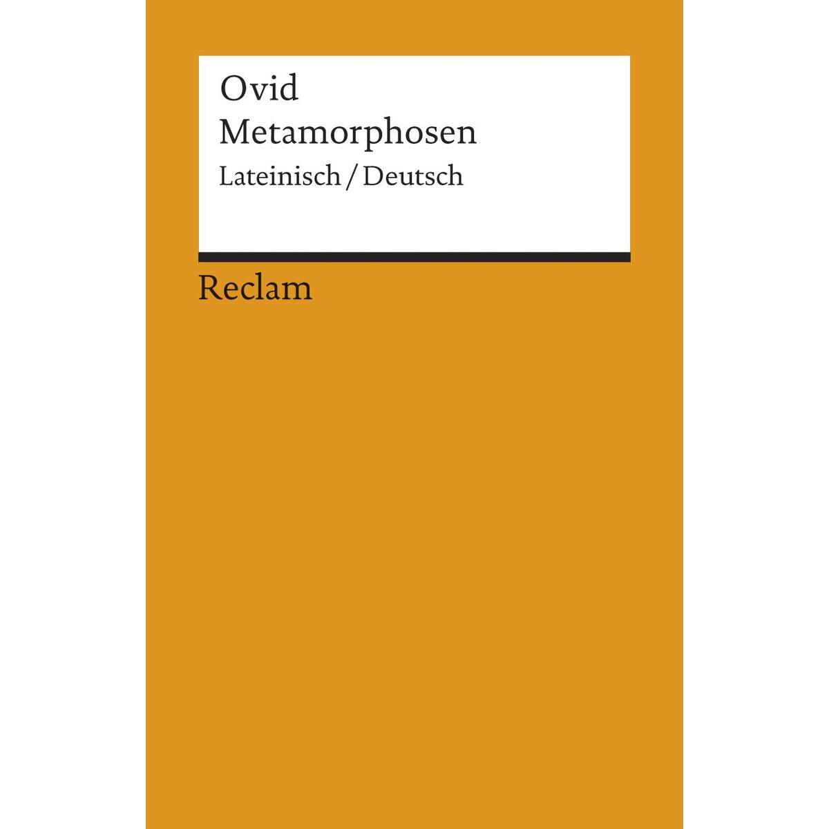 Metamorphosen Metamorphosen von Reclam Philipp Jun.