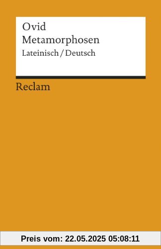 Metamorphosen: Lat./Dt.