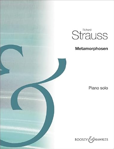 Metamorphosen: Transcription for piano solo. Klavier.