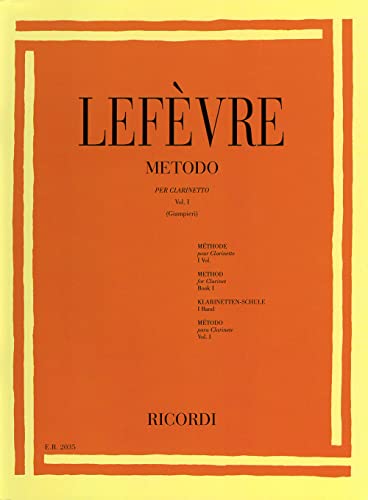 Metodo Per Clarinetto - Vol. I von Ricordi