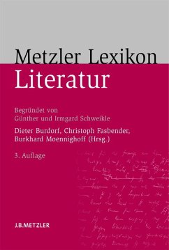 Metzler Lexikon Literatur von J.B. Metzler
