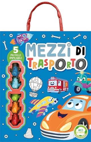 Mezzi di trasporto. Ediz. illustrata. Con 5 pastelli colorati (Libri attivi) von EL