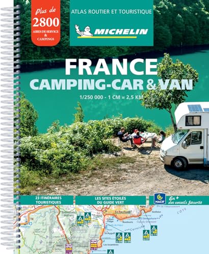 France - Camping Car & Van Atlas [Book cover may vary] (MICHELIN Atlanten)