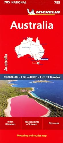 Michelin Australien: Straßen- und Tourismuskarte (MICHELIN Nationalkarten) von Gräfe und Unzer