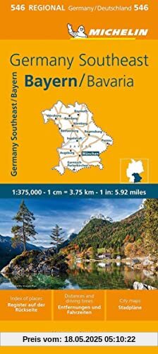 Michelin Bayern (MICHELIN Regionalkarten)