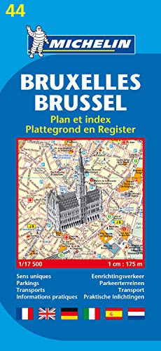 Michelin Bruxelles: Stadtplan 1:17.500