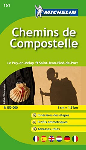 Michelin Chemins de Compostelle: Der französische Jakobsweg (MICHELIN Zoomkarten, Band 161)