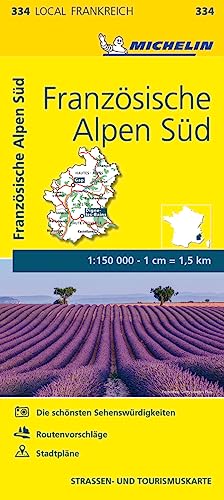Michelin Französische Alpen Süd: Straßen- und Tourismuskarte 1:150.000; Auflage 2020 (MICHELIN Localkarten) von Gräfe und Unzer
