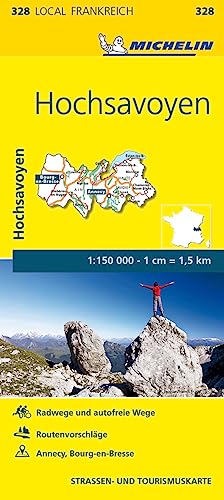 Michelin Hochsavoyen: Straßen- und Tourismuskarte 1:150.000 (MICHELIN Localkarten)