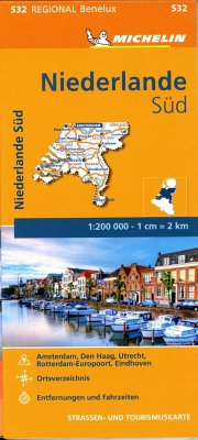 Michelin Karte Niederlande Süd von Michelin / Travel House Media