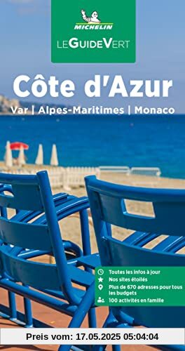 Michelin Le Guide Vert Cote d' Azur, Monaco: Var, Alpes-Maritimes, Monaco (MICHELIN Grüne Reiseführer)