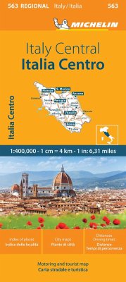 Michelin Map Italy: Central Map 563 von Michelin Travel Publications
