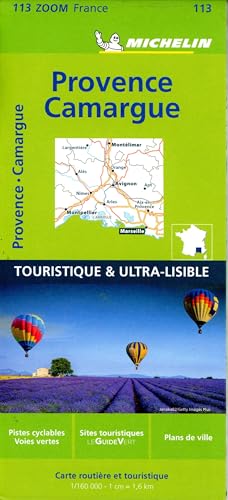Michelin Provence - Camargue: Straßen- und Tourismuskarte 1:1.160.000 (MICHELIN Zoomkarten)