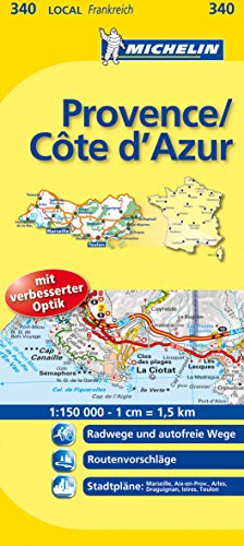 Michelin Provence - Cote d'Azur: Straßen- und Tourismuskarte Michelin Provence - Cote d'Azur: Straßen- und Tourismuskarte