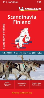 Michelin Scandinavia Finland Map 711 von Michelin Travel Publications