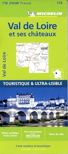 Michelin Schlösser an der Loire: Straßen- und Tourismuskarte 1:150.000 (MICHELIN Zoomkarten)