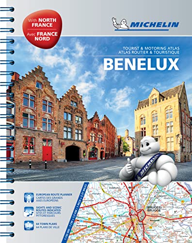 Michelin Straßenatlas Benelux mit Spiralbindung: Tourist & Motoring Atlas A4 spiral (MICHELIN Atlanten)