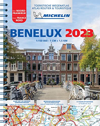 Michelin Straßenatlas Benelux mit Spiralbindung: 1: 150 000 (MICHELIN Atlanten)