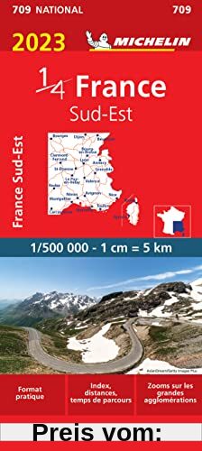 Michelin Südostfrankreich: Straßen- und Tourismuskarte 1:500.000 (MICHELIN Nationalkarten)