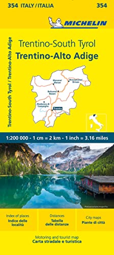 Michelin Trentino - Südtirol: Straßen- und Tourismuskarte 1:200.000 (MICHELIN Localkarten) von Michelin, Vertrieb durch GRÄFE UND UNZER VERLAG GmbH