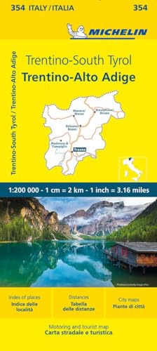 Michelin Trentino - Südtirol: Straßen- und Tourismuskarte 1:200.000 (MICHELIN Localkarten)