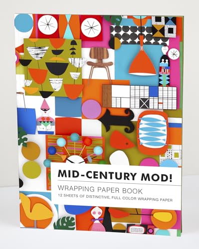 Mid-century Mod!: Wrapping Paper Book (Wrapping Paper Books) von teNeues Publishing Company