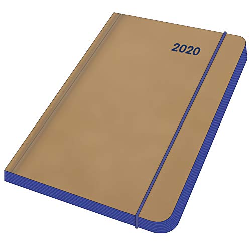 Midi Flexi Diary ColourLine BLUE 2020 - Buchkalender - Wochenkalender - Taschenkalender - Notizkalender - Terminplaner - 12x17cm von teNeues Calendar & Statio