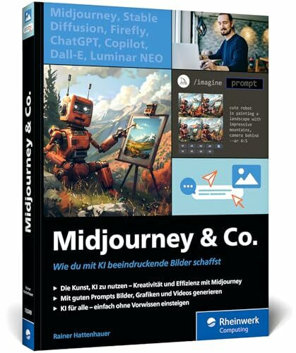 Midjourney u. Co.: Das neue Workbook zur Erstellung von KI-Bildern mit Midjourney. Inklusive G...