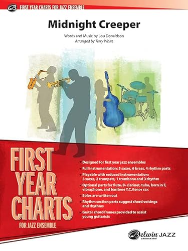 Midnight Creeper: Conductor Score (First Year Charts for Jazz Ensemble) von Alfred Music