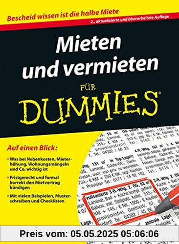 Mieten und Vermieten für Dummies