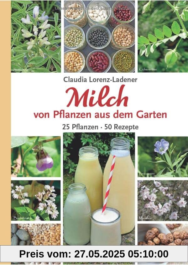 Milch von Pflanzen aus dem Garten