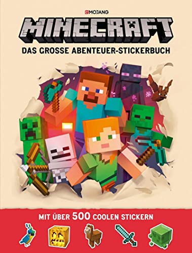 Minecraft, Das große Abenteuer-Stickerbuch: Ein offizielles Minecraft-Stickerbuch von Schneiderbuch